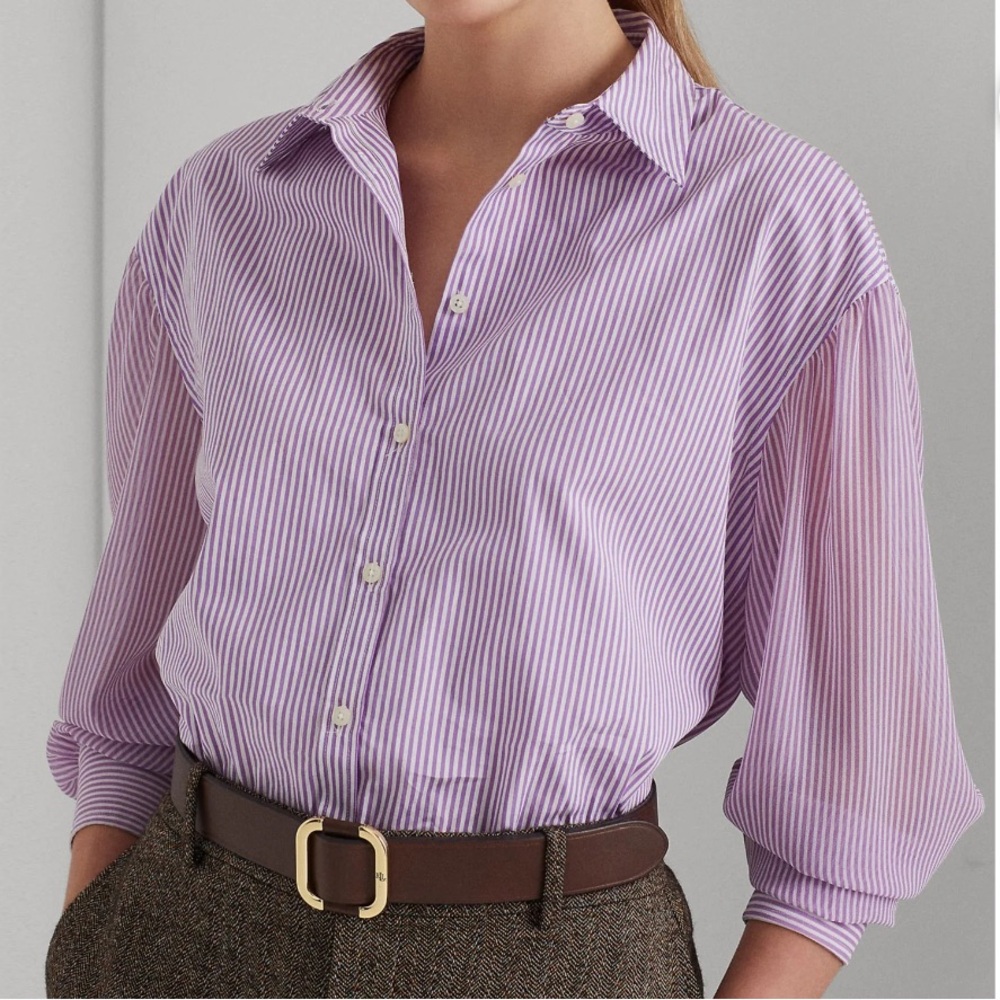 Ralph Lauren Striped Broadcloth Shirt